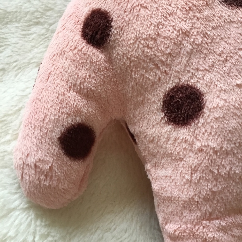 Craftholic Pink Polka Dot Sakura Rabbit (RAB) Plush - Picture 7 of 15